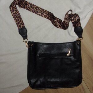 🌟 Black shoulder purse hand bag medium small color faux leather casual dress